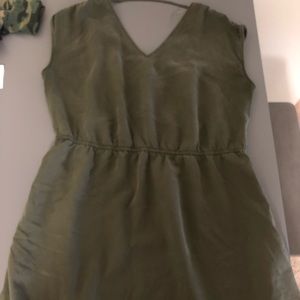 Cute army green dress